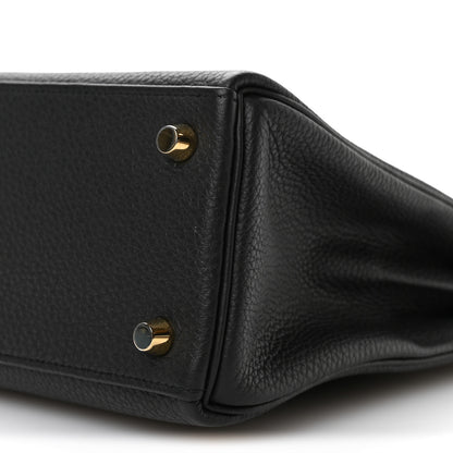 Hermes Togo Kelly Retourne 25 Black 10 of 11