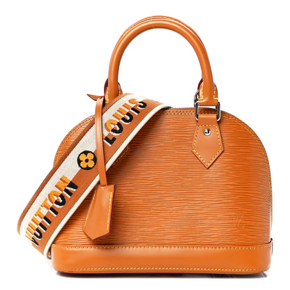 Louis Vuitton Epi Jacquard Alma BB Honey Gold 1 of 12