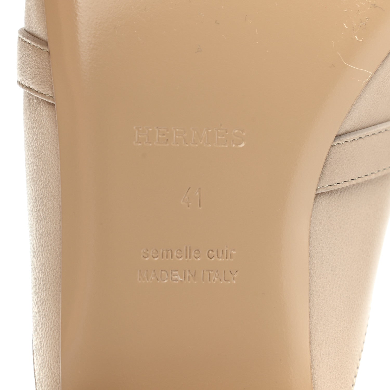 Hermes Calfskin Oz Mules 41 Blanc Gomme 6 of 10