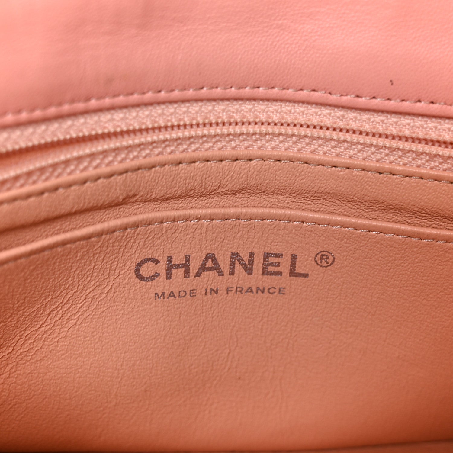 Chanel Sequin Mini Flap Light Orange Grey 5 of 10