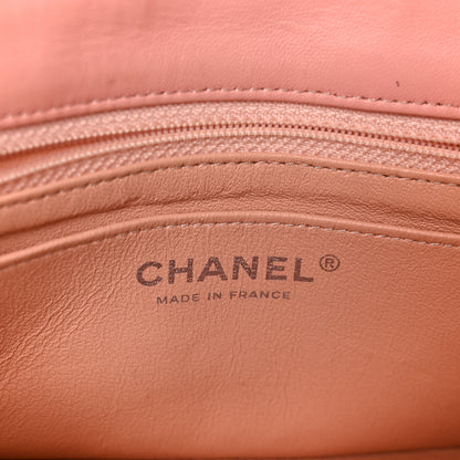 Chanel Sequin Mini Flap Light Orange Grey 5 of 10