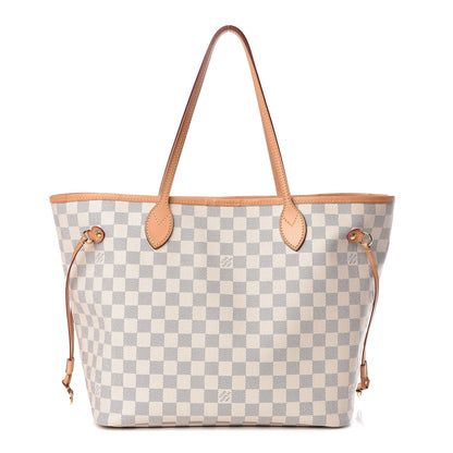 Louis Vuitton Damier Azur Neo Neverfull MM Rose Ballerine 1 of 13