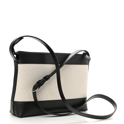 Balenciaga Cotton Canvas Pochette Crossbody Bag Black 3 of 10