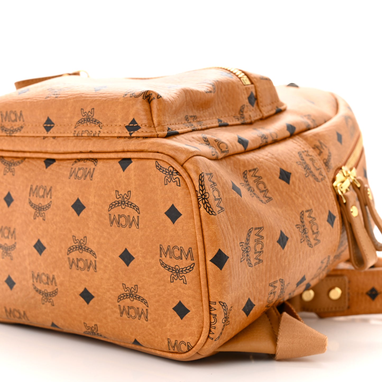 Visetos Small Sprinkle Stud Stark Backpack Cognac