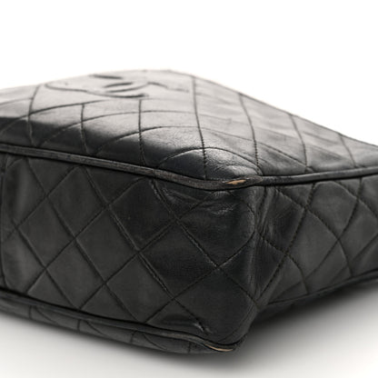 Chanel Lambskin Quilted CC Tassel Camera Case Black 11 of 13