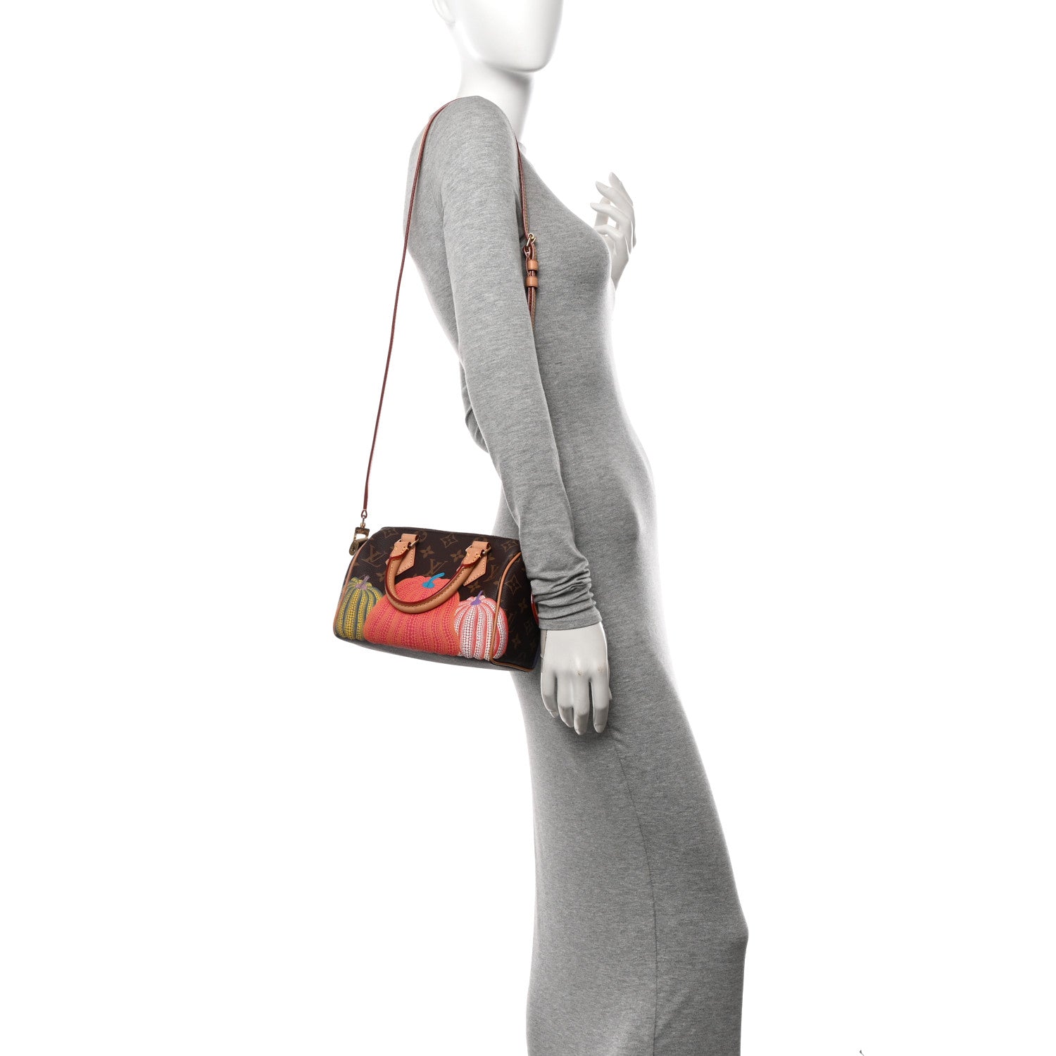 Louis Vuitton LV X YK Monogram Pumpkins Speedy Bandouliere 20 2 of 10