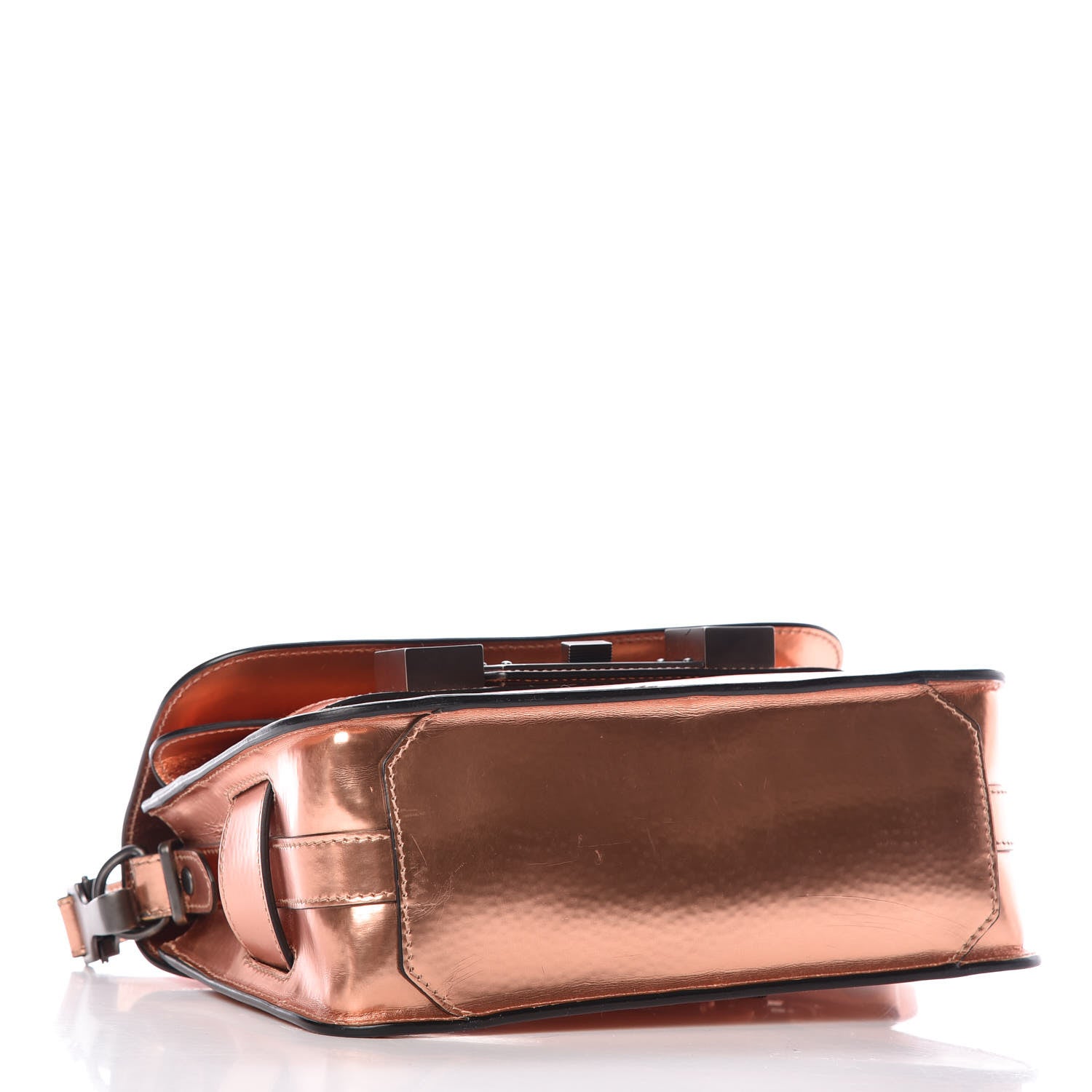 Proenza Schouler Mirrored Calfskin Mini PS11 Classic Shoulder Bag Copper 4 of 19