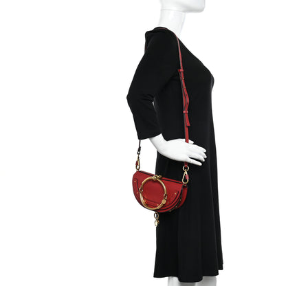 Chloe Calfskin Small Nile Bracelet Minaudiere Bag Dahlia Red 2 of 10