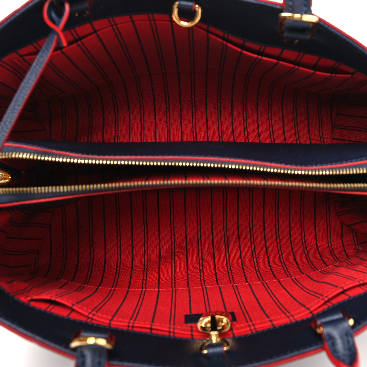 Louis Vuitton Empreinte Montaigne GM Marine Rouge 4 of 10