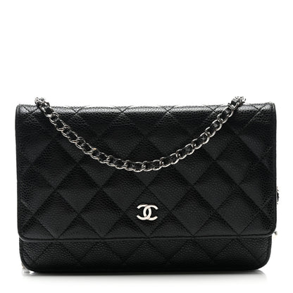 Chanel Caviar Quilted Wallet On Chain WOC Black 1 of 10