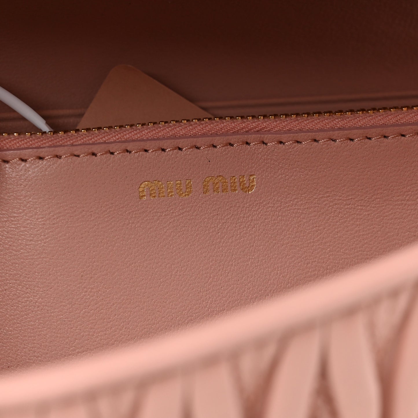 Nappa Matelasse Flap Wallet Orchidea