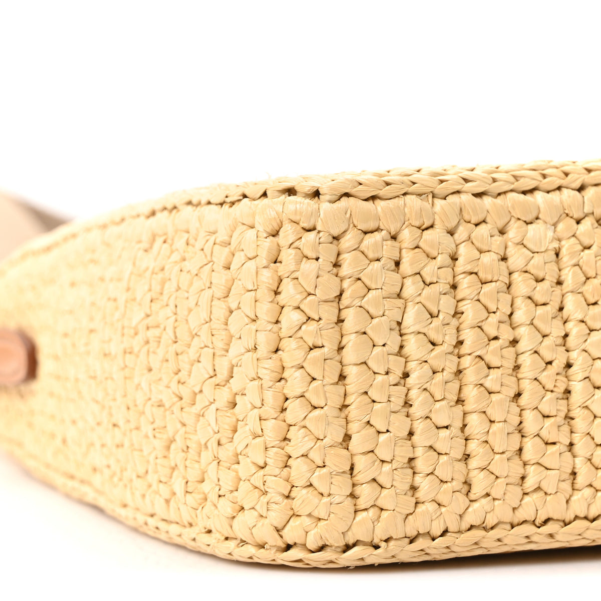 Yarn Raffia Effect Crochet Re-Edition 2005 Shoulder Bag Naturale