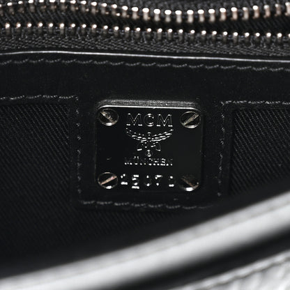 MCM Visetos Small Millie Crossbody Bag Black 6 of 10