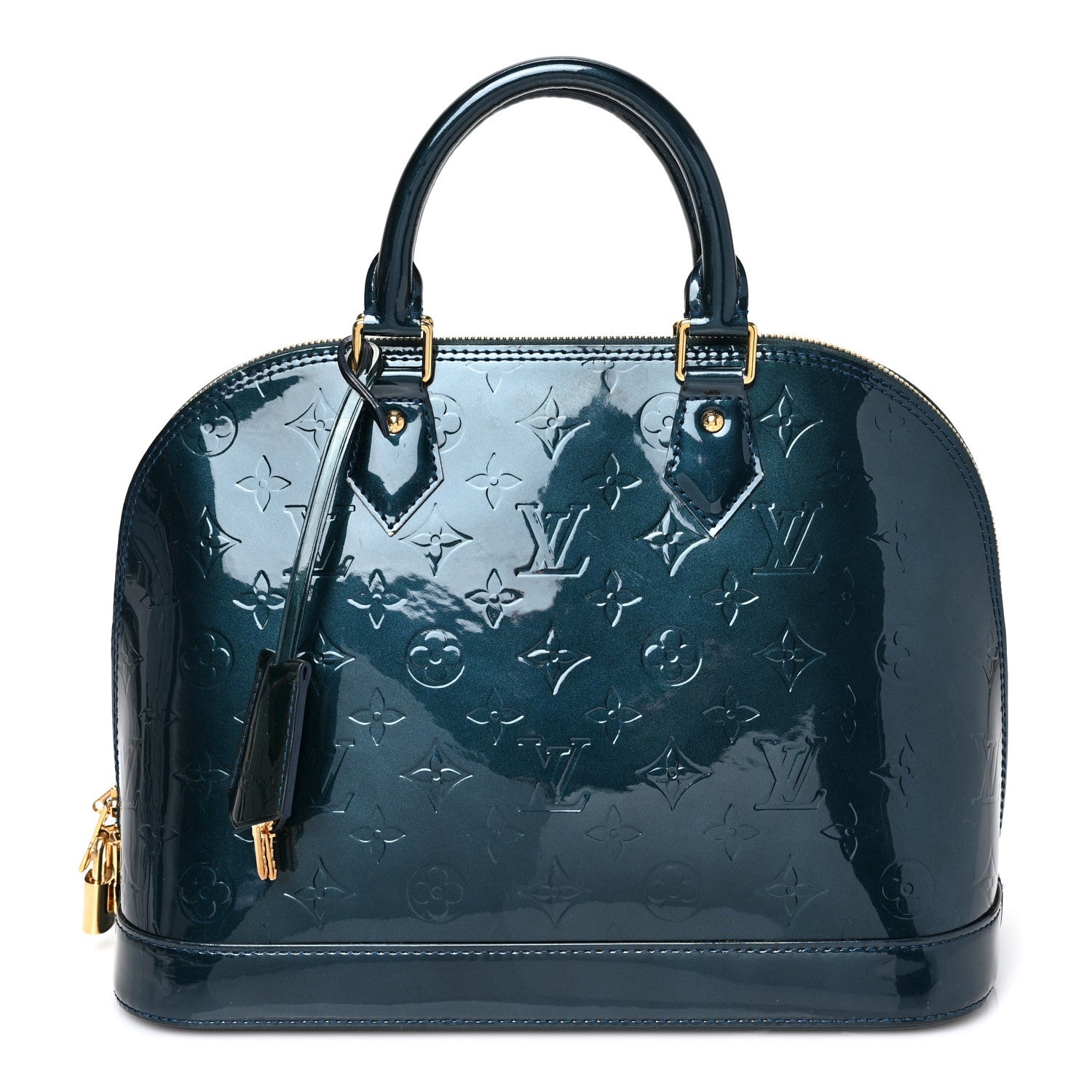Louis Vuitton Vernis Alma PM Blue Nuit 1 of 7