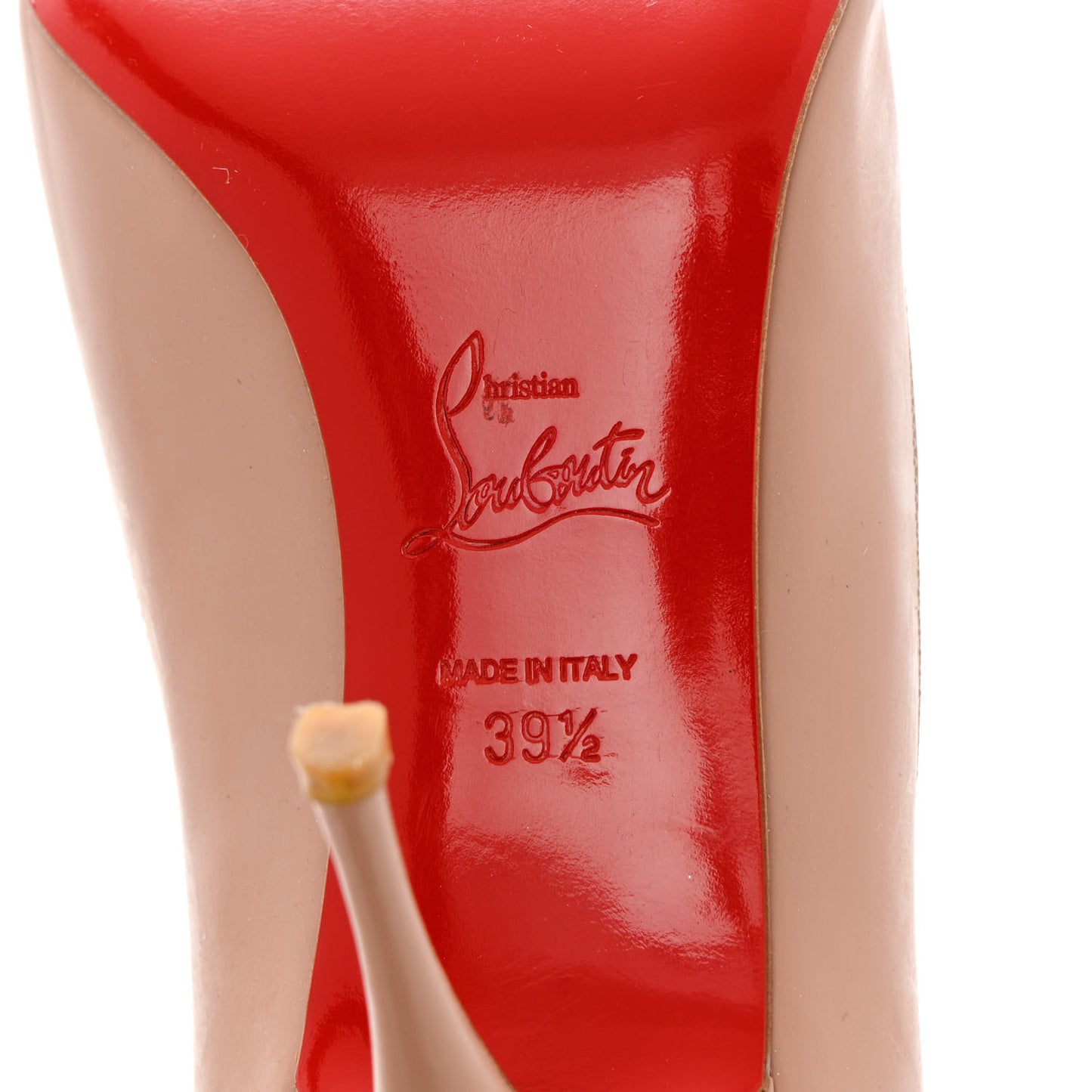 Patent Piou Piou 85 Pumps 39.5 Nude