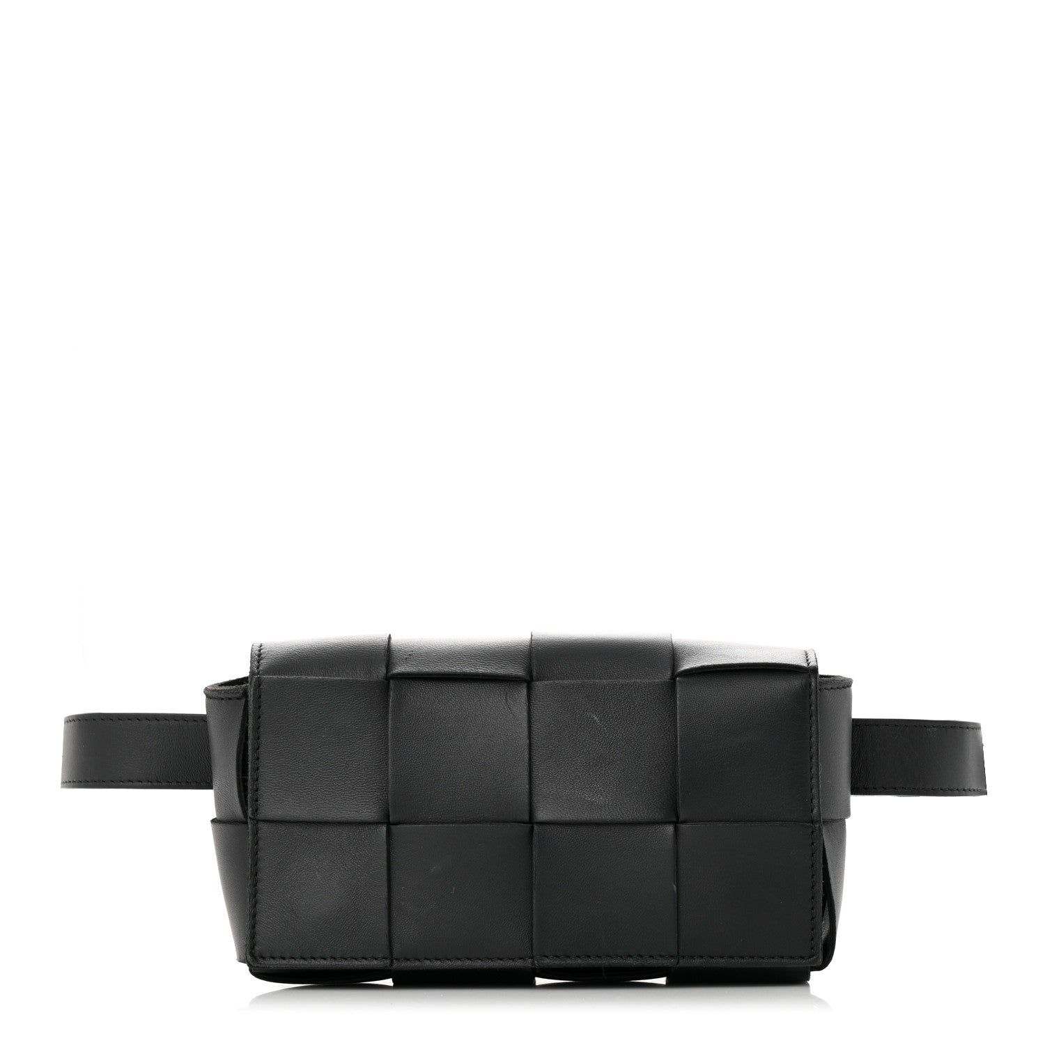 Bottega Veneta Nappa Maxi Intreccio The Belt Cassette Bag Black 1 of 11