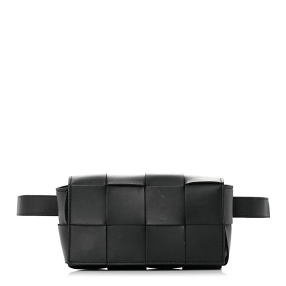 Bottega Veneta Nappa Maxi Intreccio The Belt Cassette Bag Black 1 of 11