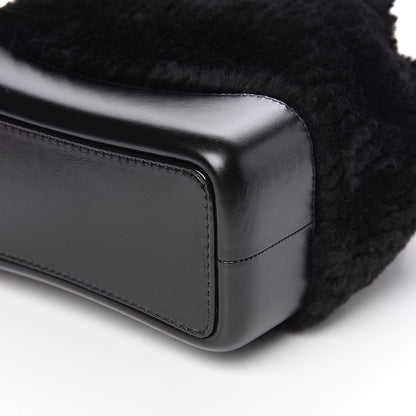Chanel Shearling Small Gabrielle Backpack Black 9 of 10