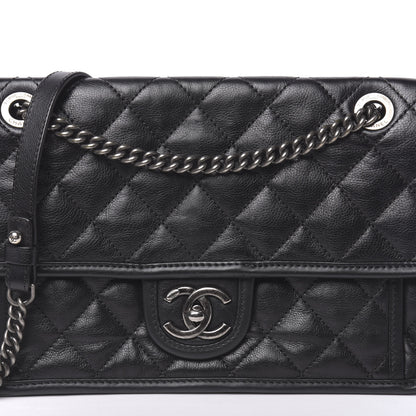 Chanel Caviar Quilted Medium French Riviera Flap Black 10 of 11