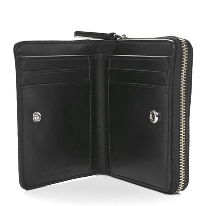 Marc Jacobs X The Wizard Of Oz Friends of Dorothy Grained Calfskin Mini Compact Wallet Black Multicolor 7 of 8