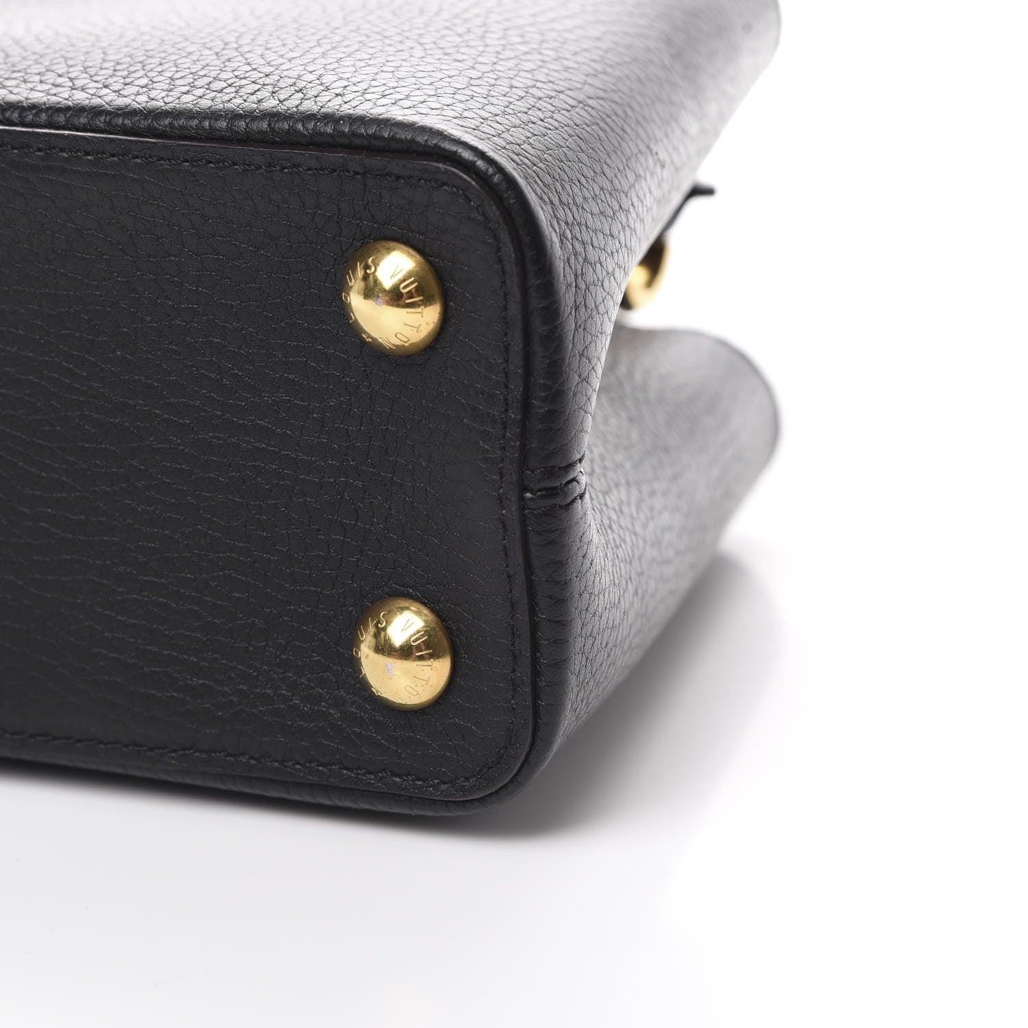 Louis Vuitton Taurillon Capucines BB Black 10 of 13