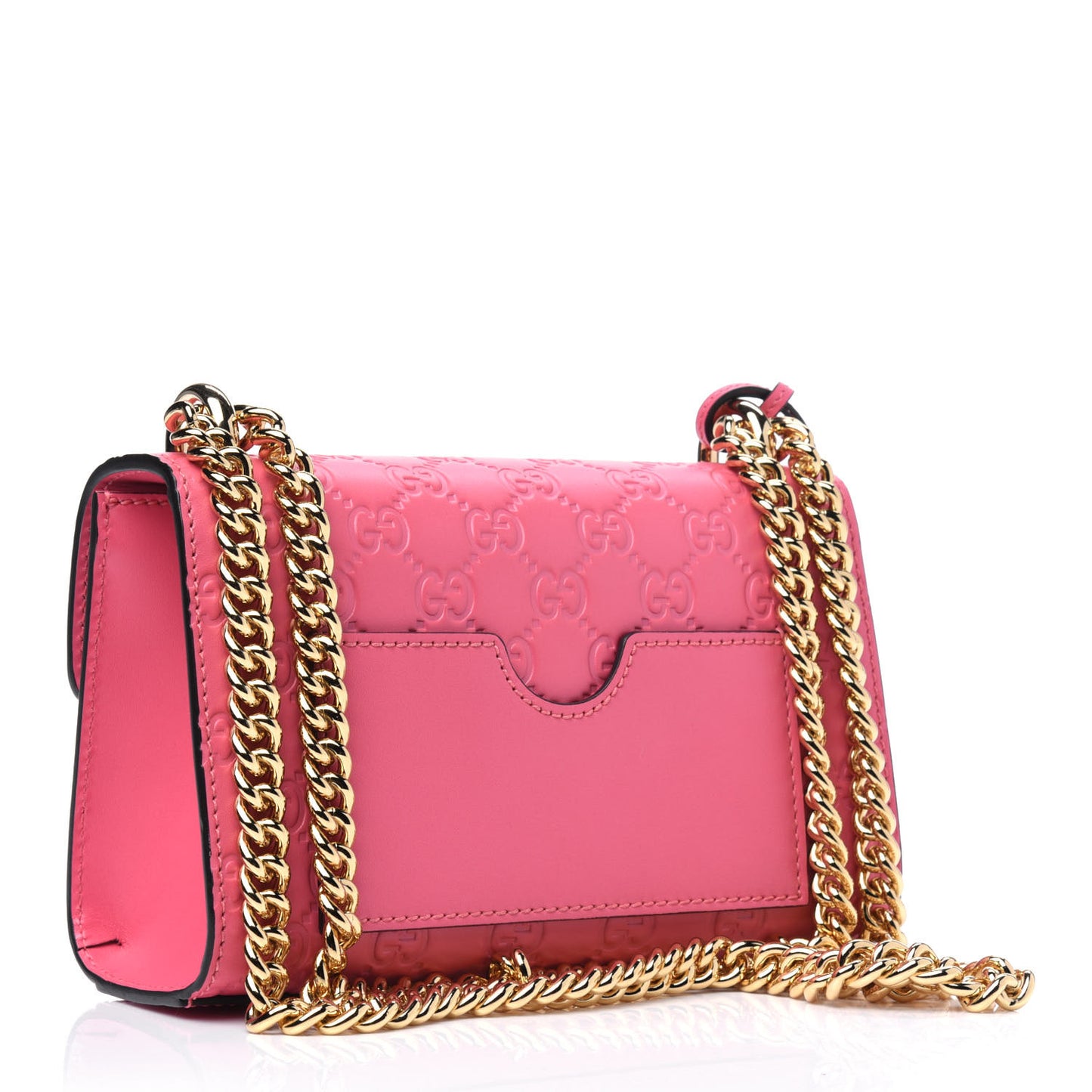 Guccissima Small Padlock Shoulder Bag Flush