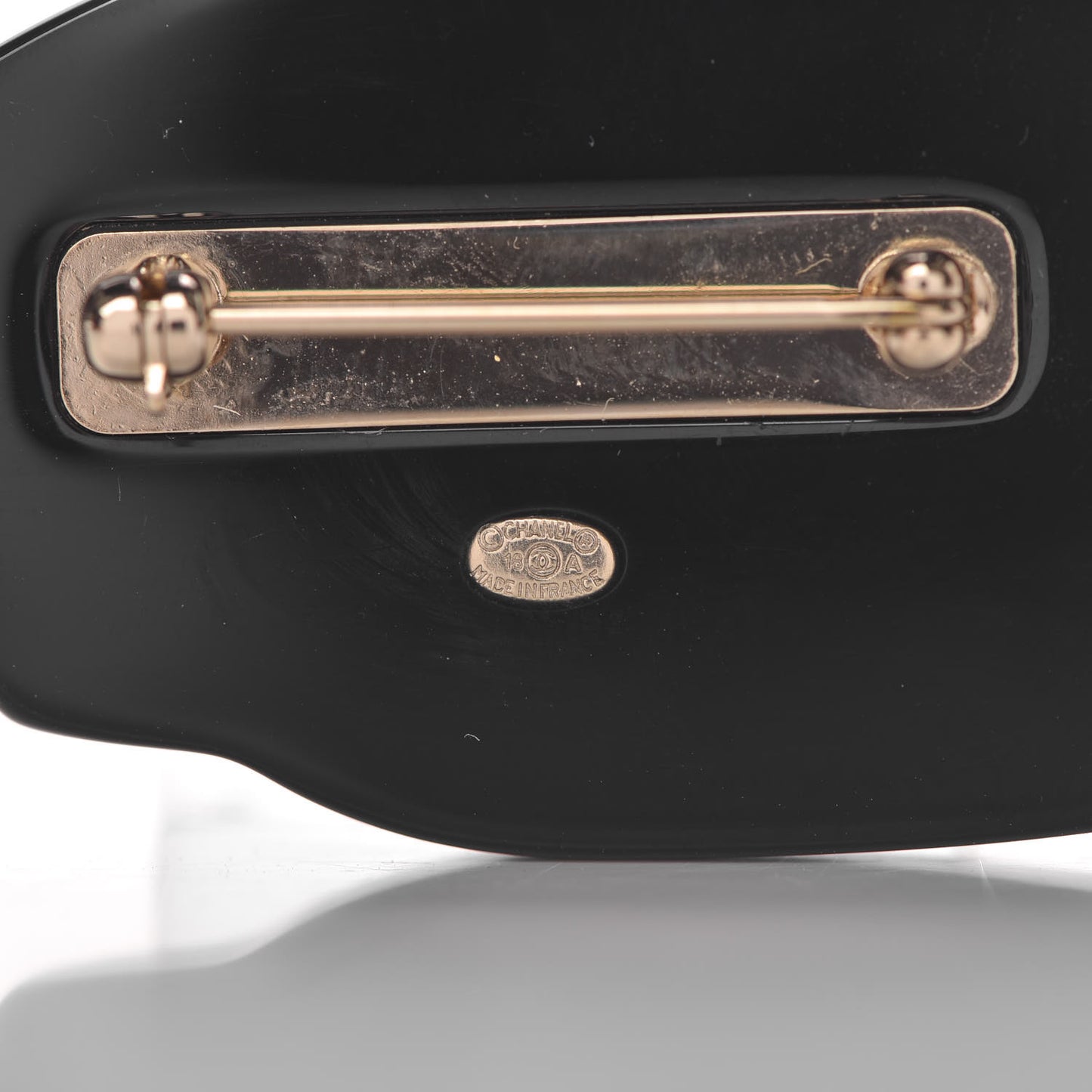Enamel Hat Brooch Blue