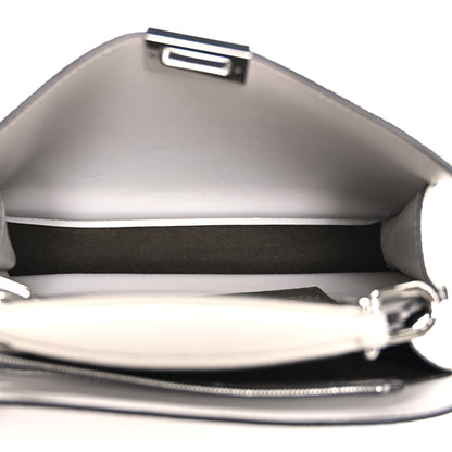 Fendi Cuoio Romano Vitello Cover Bi-Color Peekaboo I See U X Cross Satchel Ghiaia Oliva 5 of 11