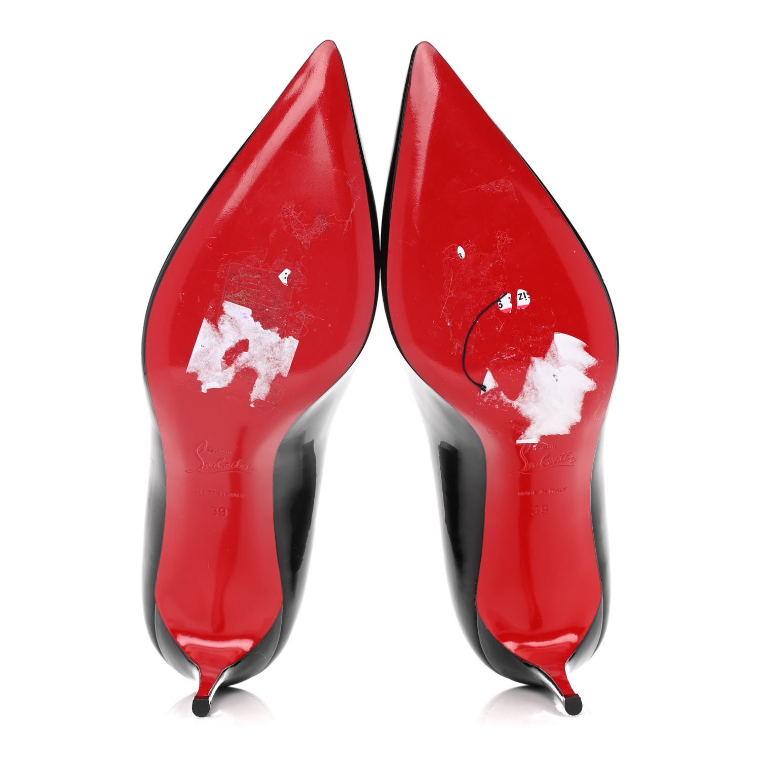 Christian Louboutin Patent Decollete 554 85 Pumps 39 Black 888600