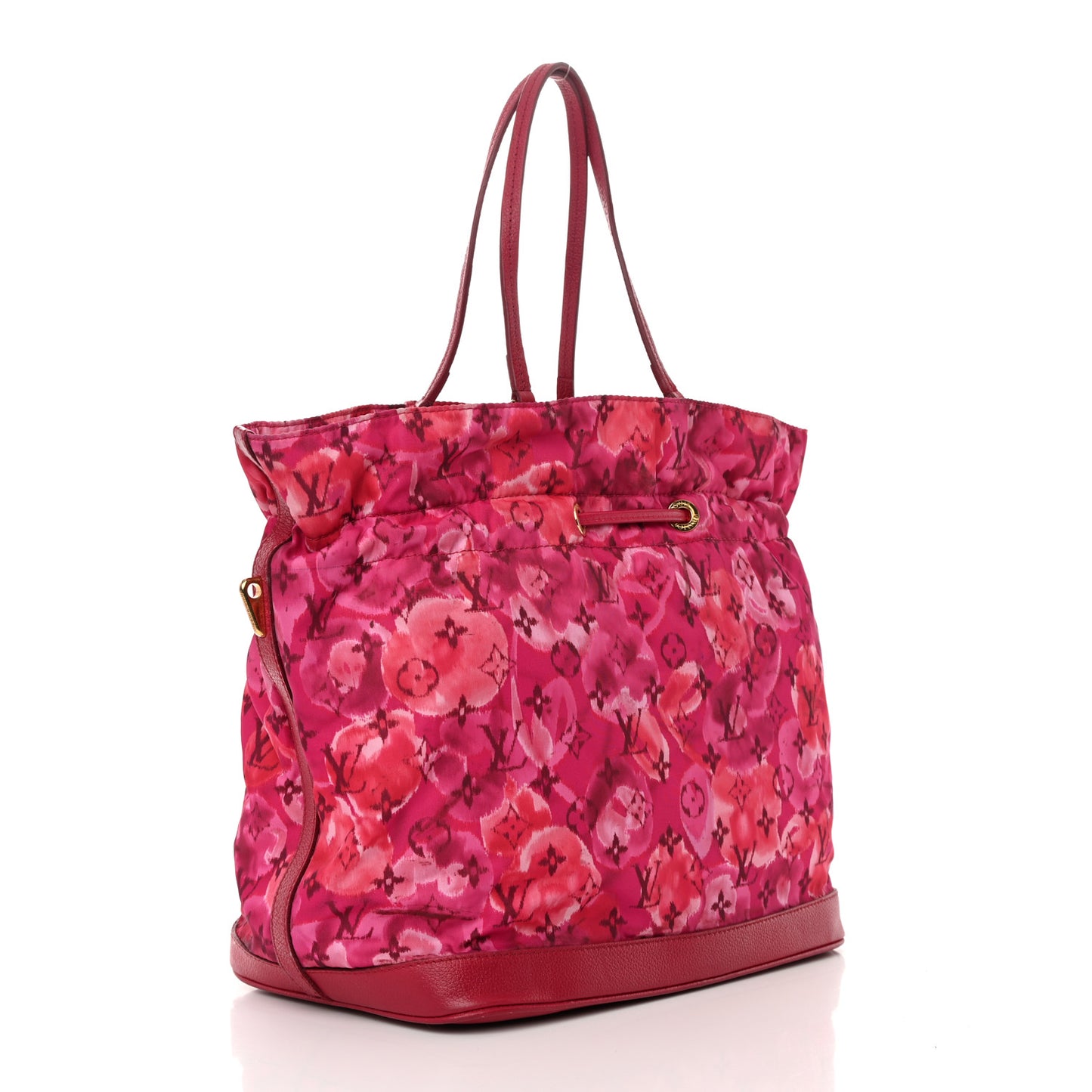Nylon Monogram Ikat Noefull MM Rose Indien