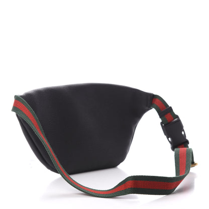 Gucci Grained Calfskin Small Logo Belt Bag Black 3 of 10