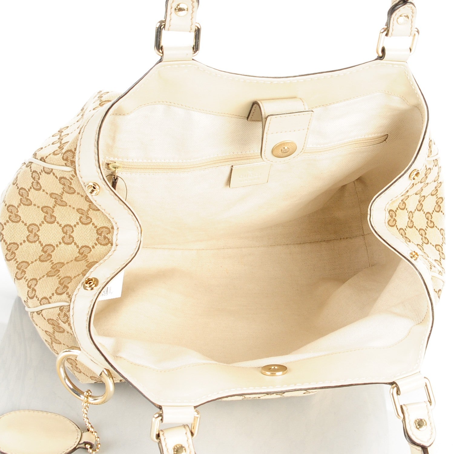 Gucci Monogram Medium Sukey Tote Off White 5 of 7