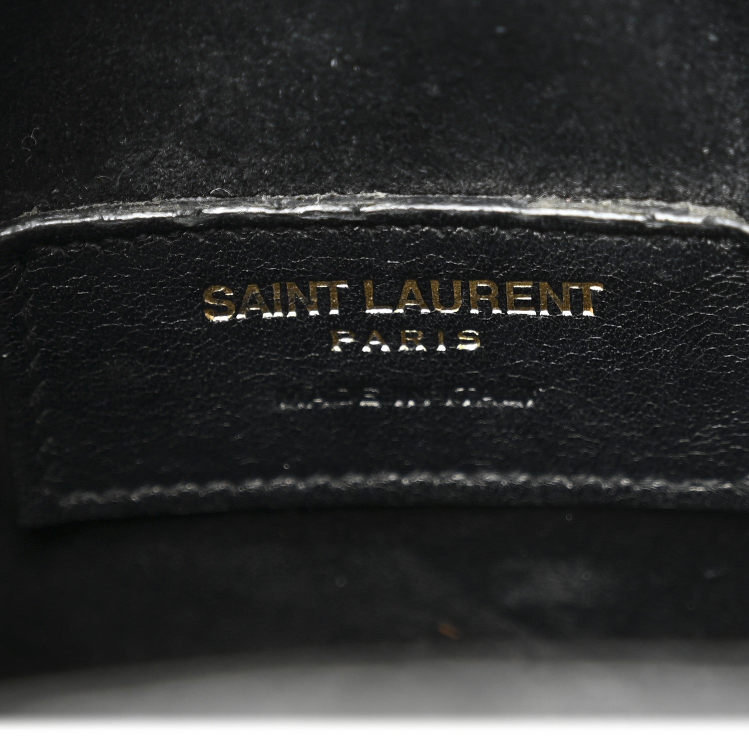 Saint Laurent Calfskin Small Emmanuelle Fringe Bucket Bag Black 6 of 12
