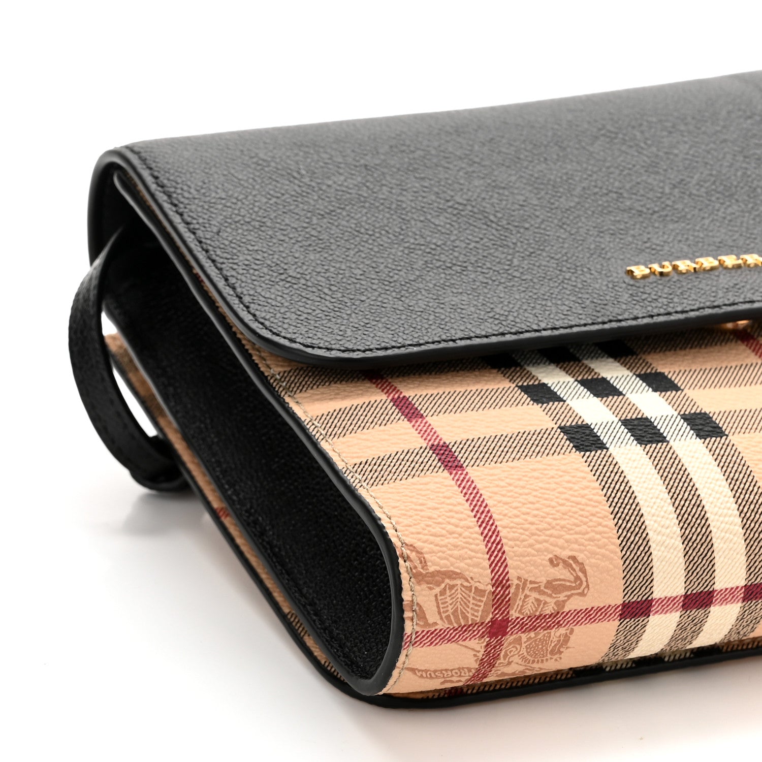 Burberry Haymarket Check Small Loxley Crossbody Black 8 of 9