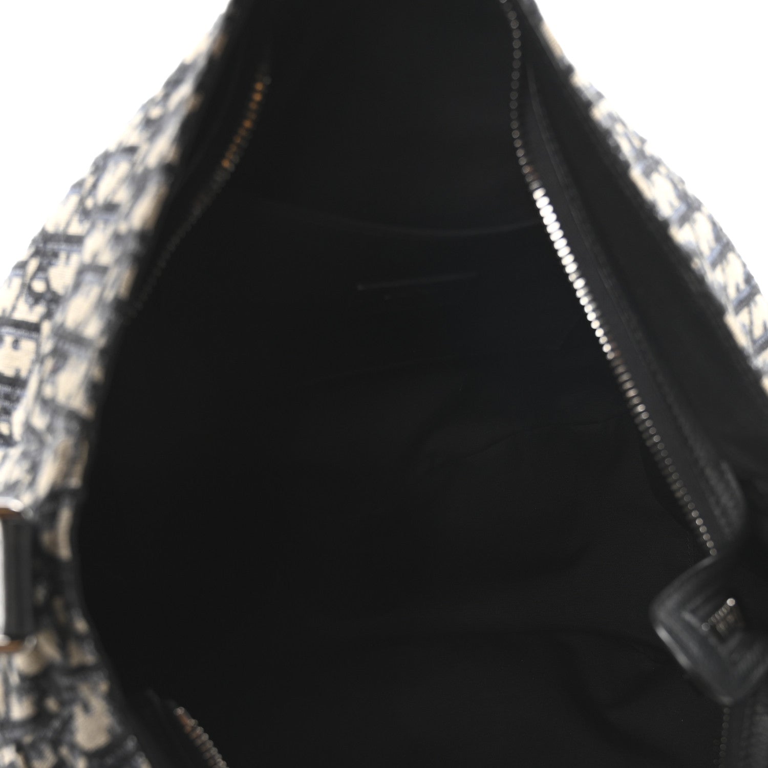Christian Dior Oblique Saddle Soft Bag Beige Black 6 of 10