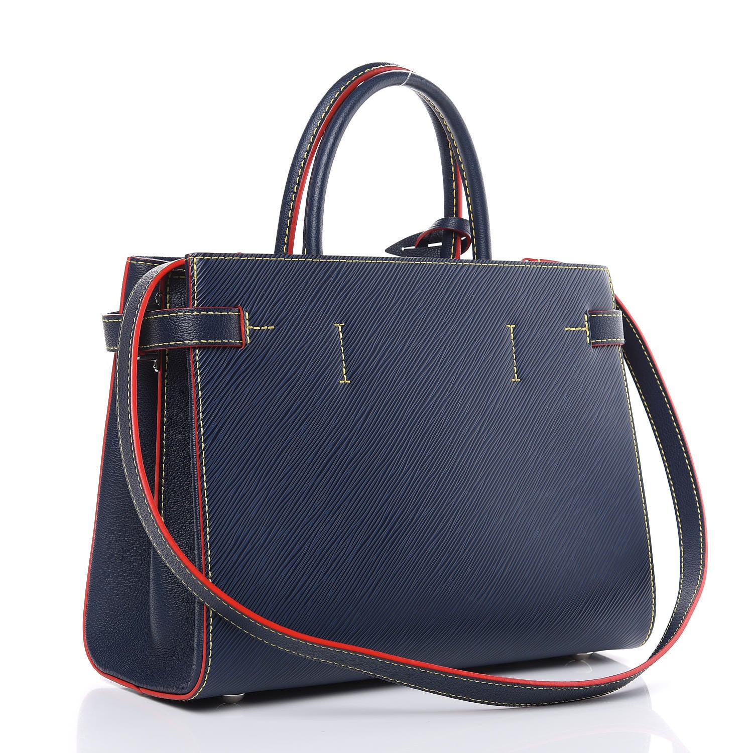 Louis Vuitton Epi Twist Tote Indigo 3 of 8
