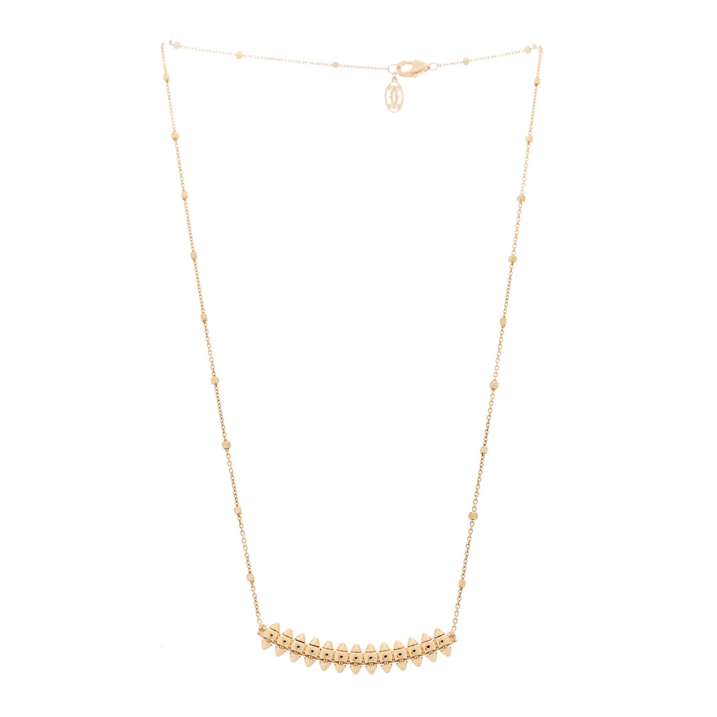 18K Pink Gold Small Clash de Cartier Necklace