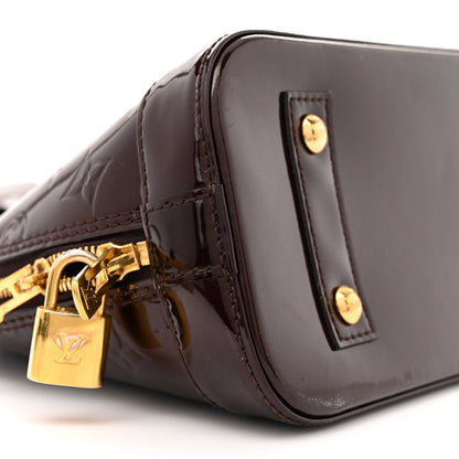 Louis Vuitton Vernis Alma BB Amarante 9 of 13