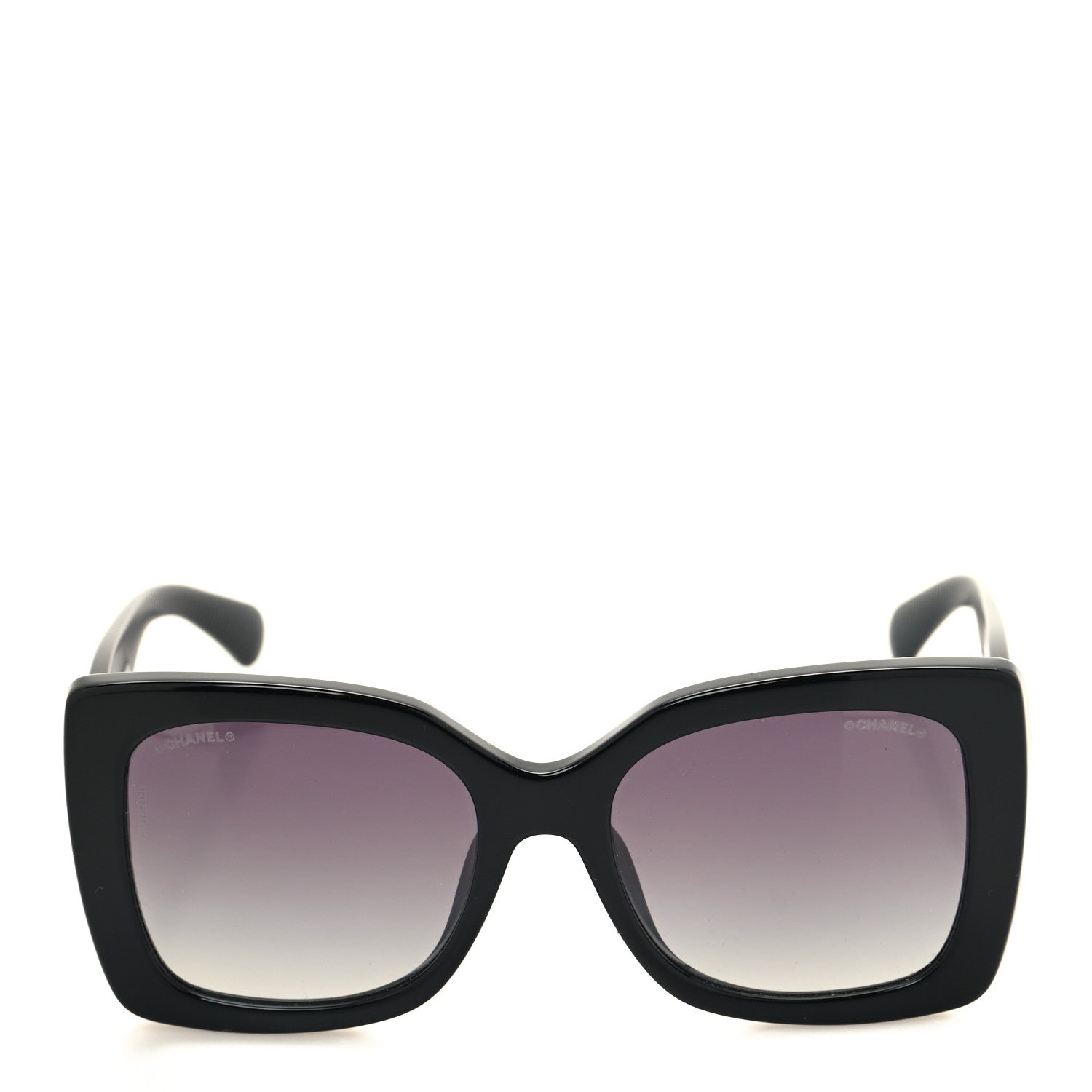 Chanel Square Polarized CC Sunglasses 5494-A Black 2 of 8