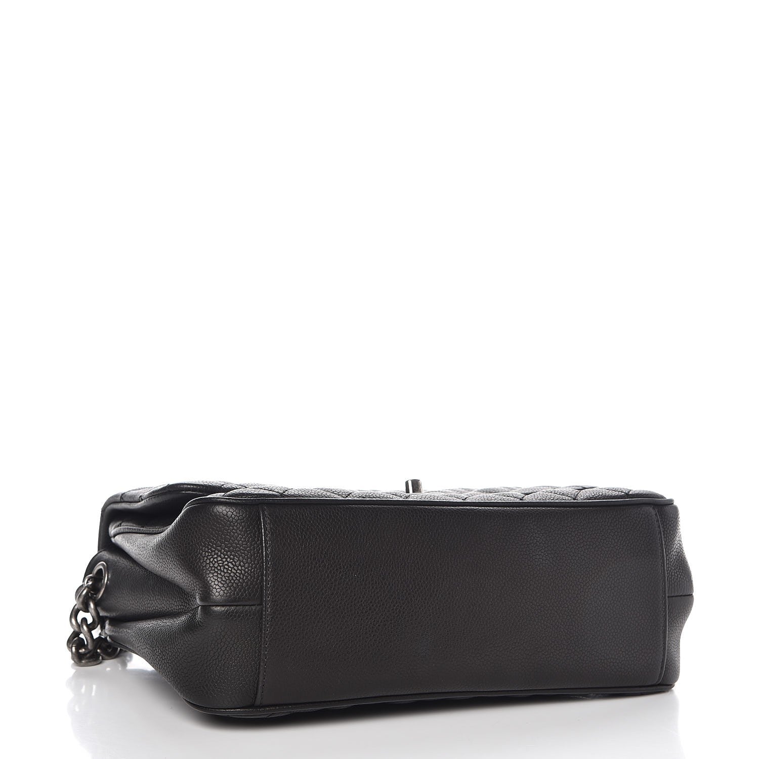 Chanel Caviar Quilted Medium Rock In Rome Single Flap Black 4 of 8