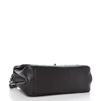 Chanel Caviar Quilted Medium Rock In Rome Single Flap Black 4 of 8