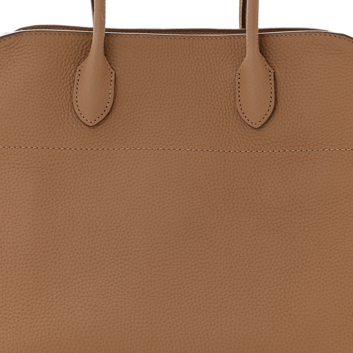 Matte Grained Calfskin Soft Margaux 15 Sandpit