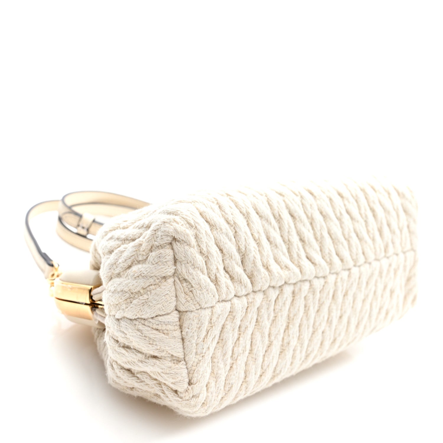 Fendi Lambskin Tessuto Treccia Small Fendi First Grezzo 4 of 10