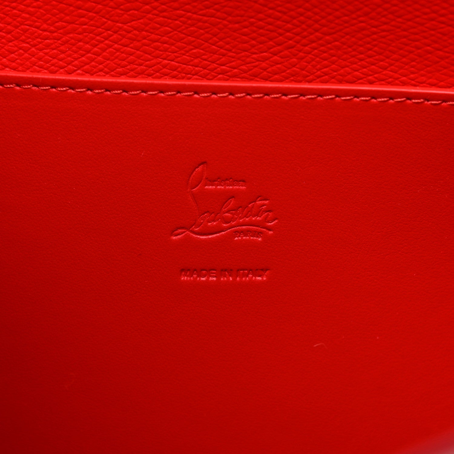 Christian Louboutin Embossed Calfskin Spiked Small Cabarock Shopper Tote Pink 6 of 9
