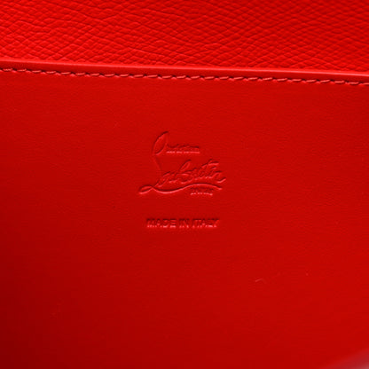 Christian Louboutin Embossed Calfskin Spiked Small Cabarock Shopper Tote Pink 6 of 9