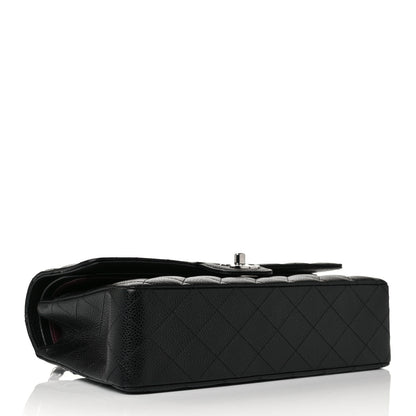 Chanel Caviar Quilted Medium Double Flap Black 7 of 21