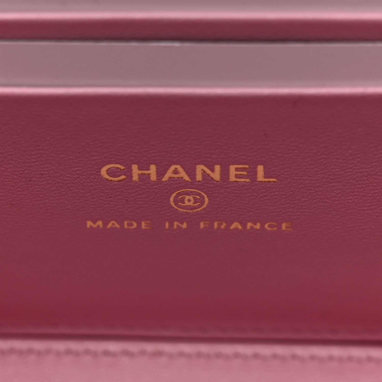 Chanel Lambskin Quilted Small Top Handle Vanity Case With Chain Pink 7 of 12