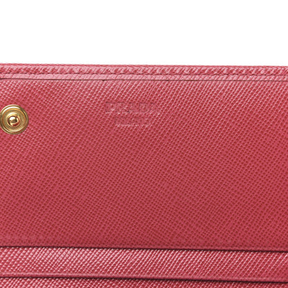 Prada Saffiano Bow Continental Wallet Peonia 6 of 8
