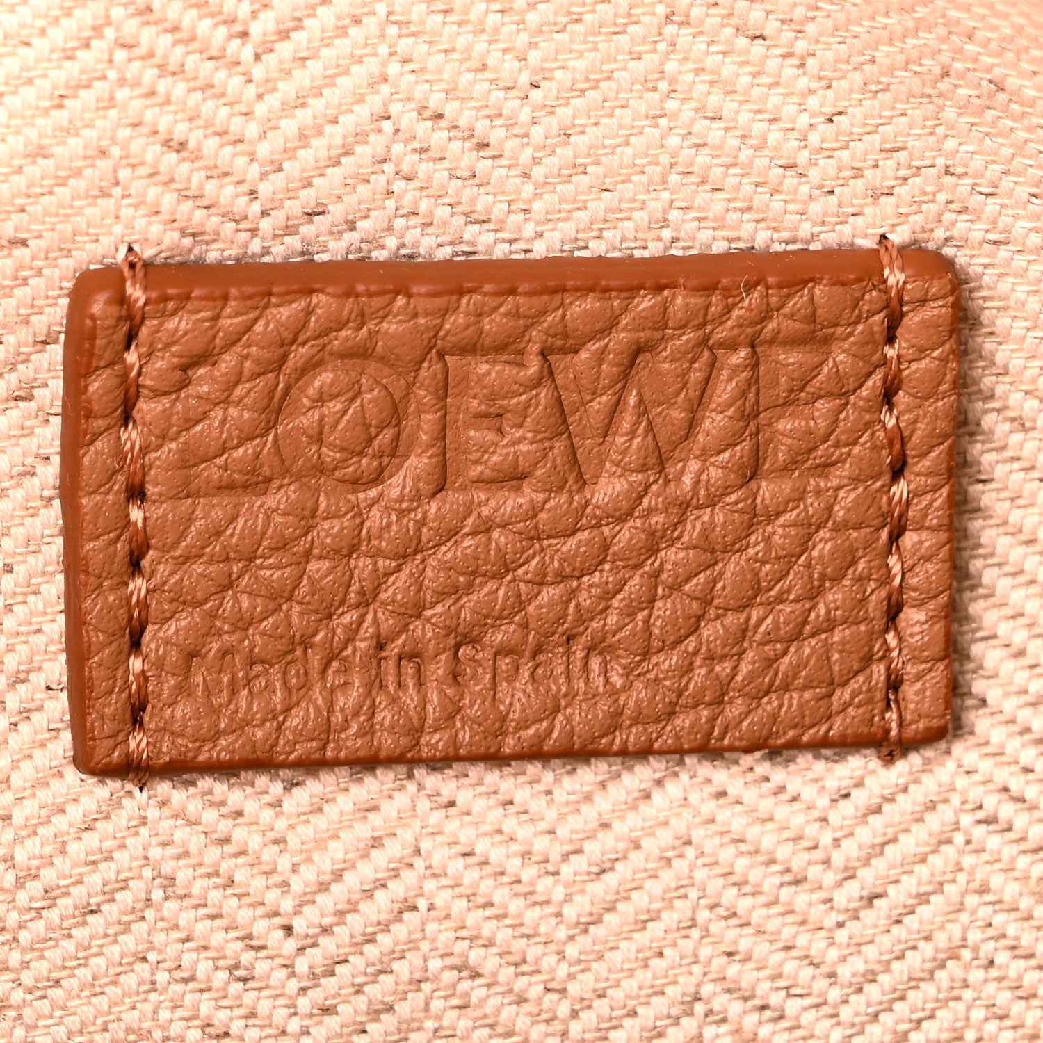 Loewe Grained Calfskin Small Puzzle Bag Toffee 6 of 9