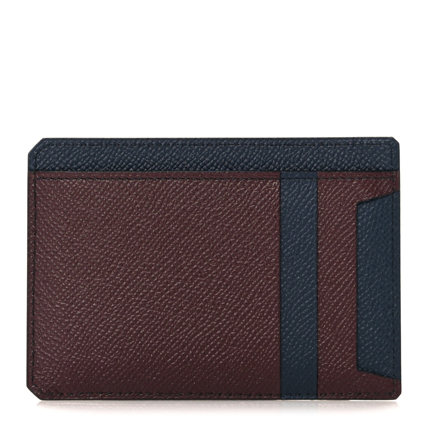 Epsom City 8CC Colorblock Card Holder Bleu Indigo Bordeaux